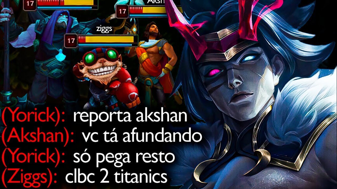 KAYN VERMELHO IMORTAL E GERAL TILTOU COMIGO KKKKKKK