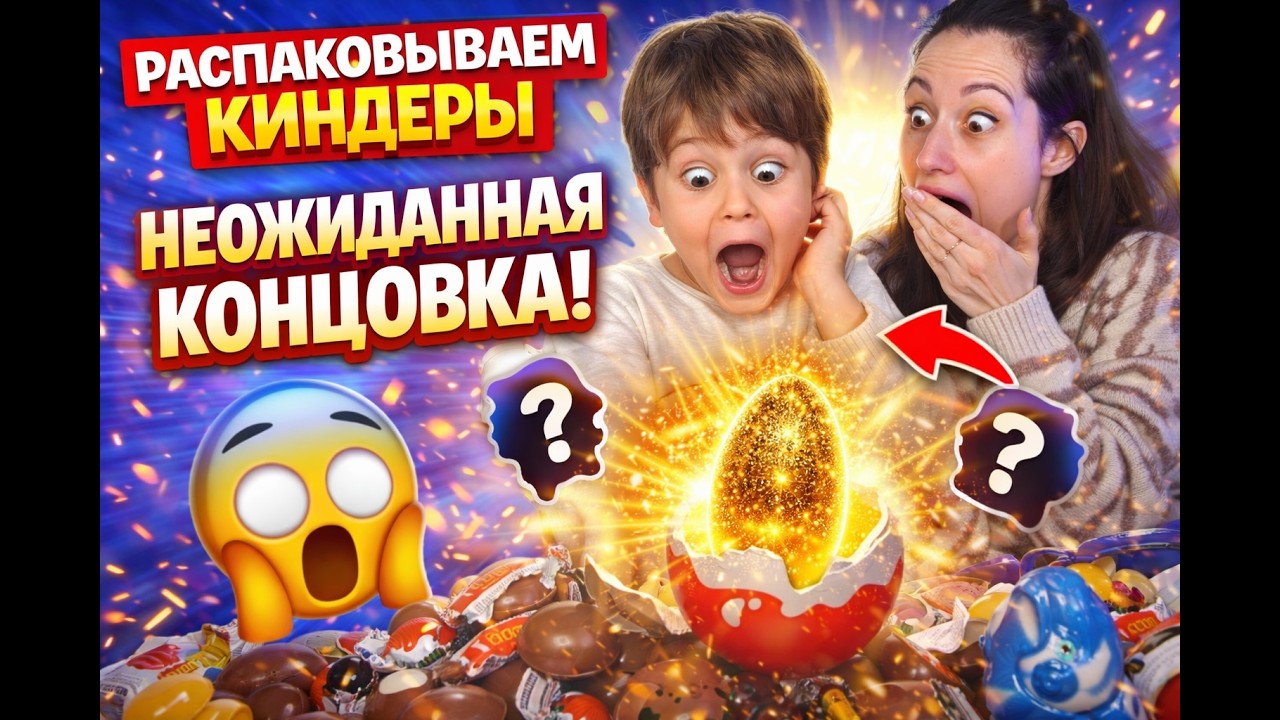 МЫ В ШОКЕ! ФИНАЛЬНАЯ РАСПАКОВКА КИНДЕР STAR WARS