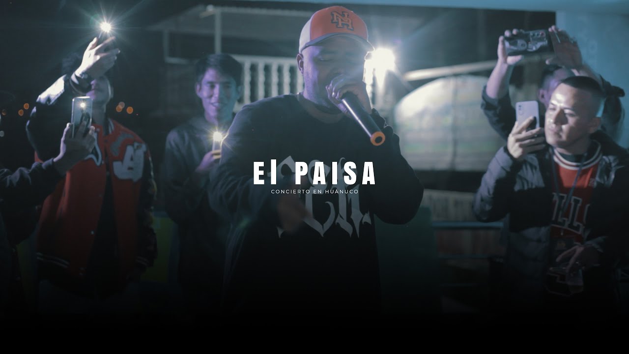 El Paisa (EN VIVO) Hip Hop Peruano - CONCIERTO