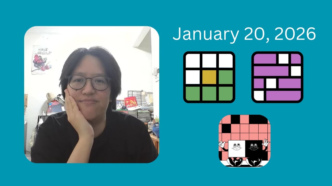 Wordle #1676, Connections #954, LA Times Mini Crossword | January 20, 2026