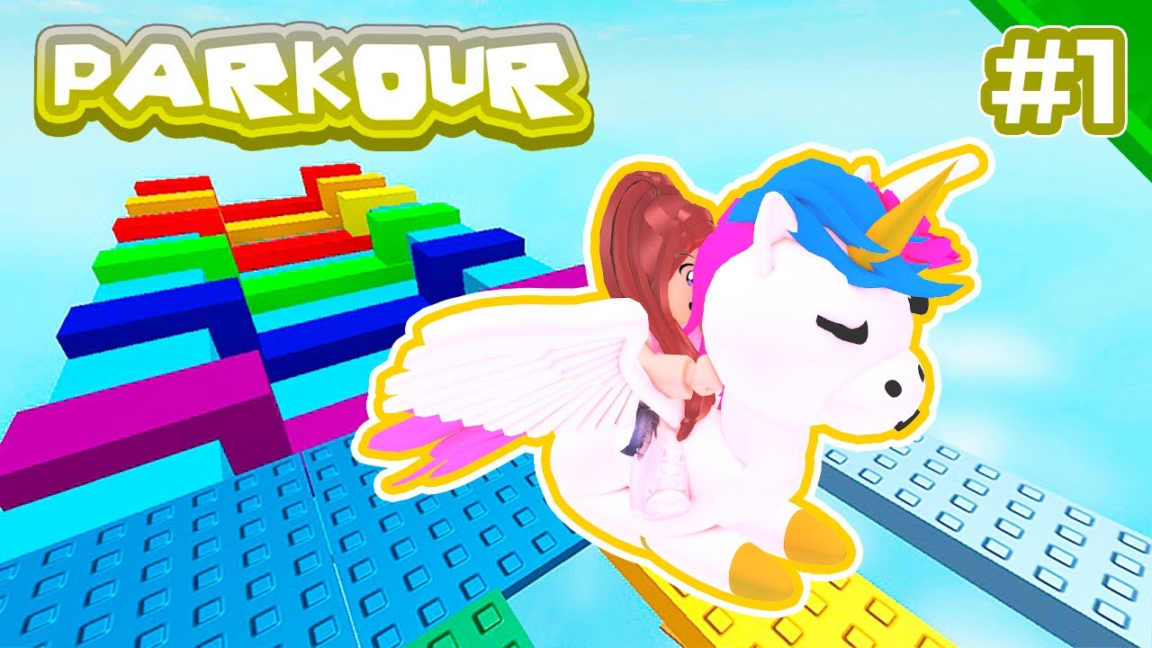 Roblox - PARKOUR SUPER DIFÍCIL DO UNICÓRNIO - Parte 1