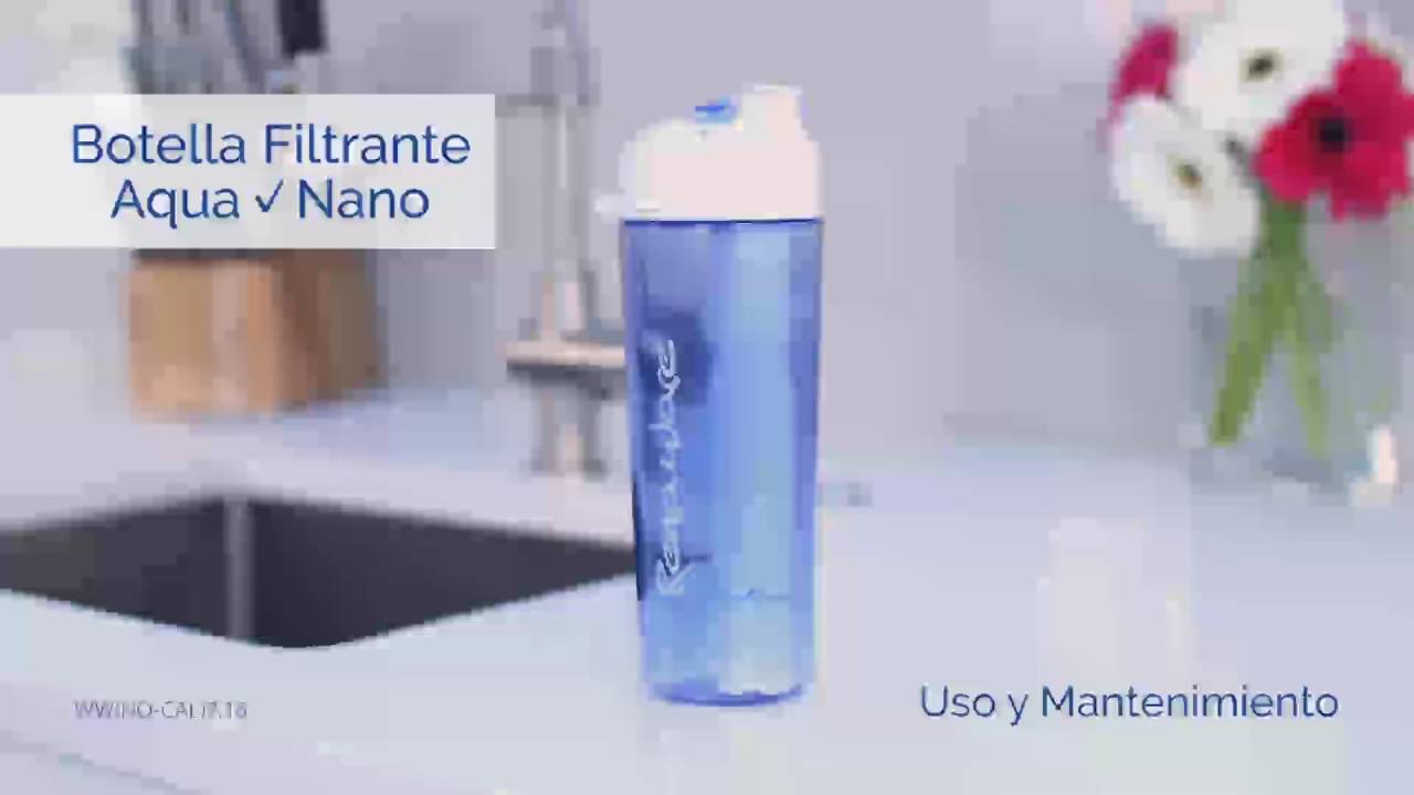 Botella filtrante Rena Ware uso y mantenimiento