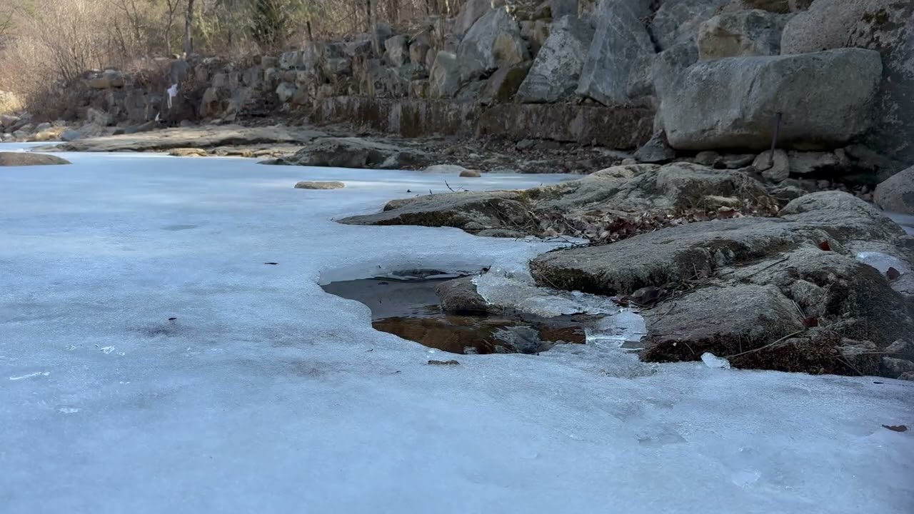 Early Spring Stream | Nature Sounds (4K, 20 Min)