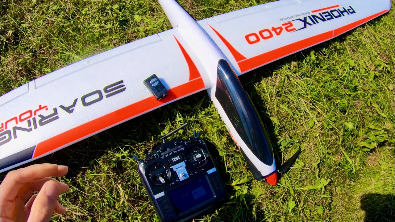 Volantex Phoenix 2400 RC E Glider - First Flight with a 4s Lipo 🇸🇮