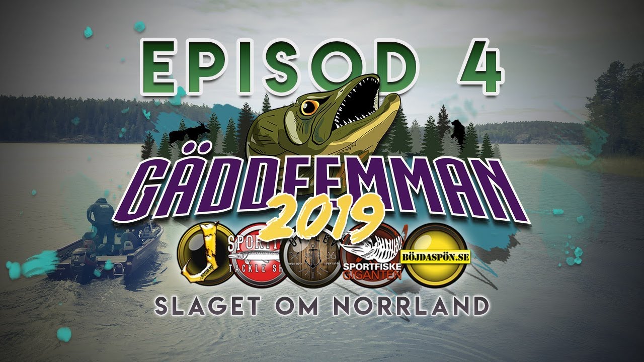GÄDDFEMMAN 2019 | EP.4 | PIKE FIVE | ENG. SUBS | Pike fishing competition North of Sweden