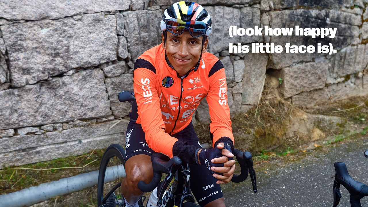 Egan Bernal has saved himself from the white shorts | SC Clips