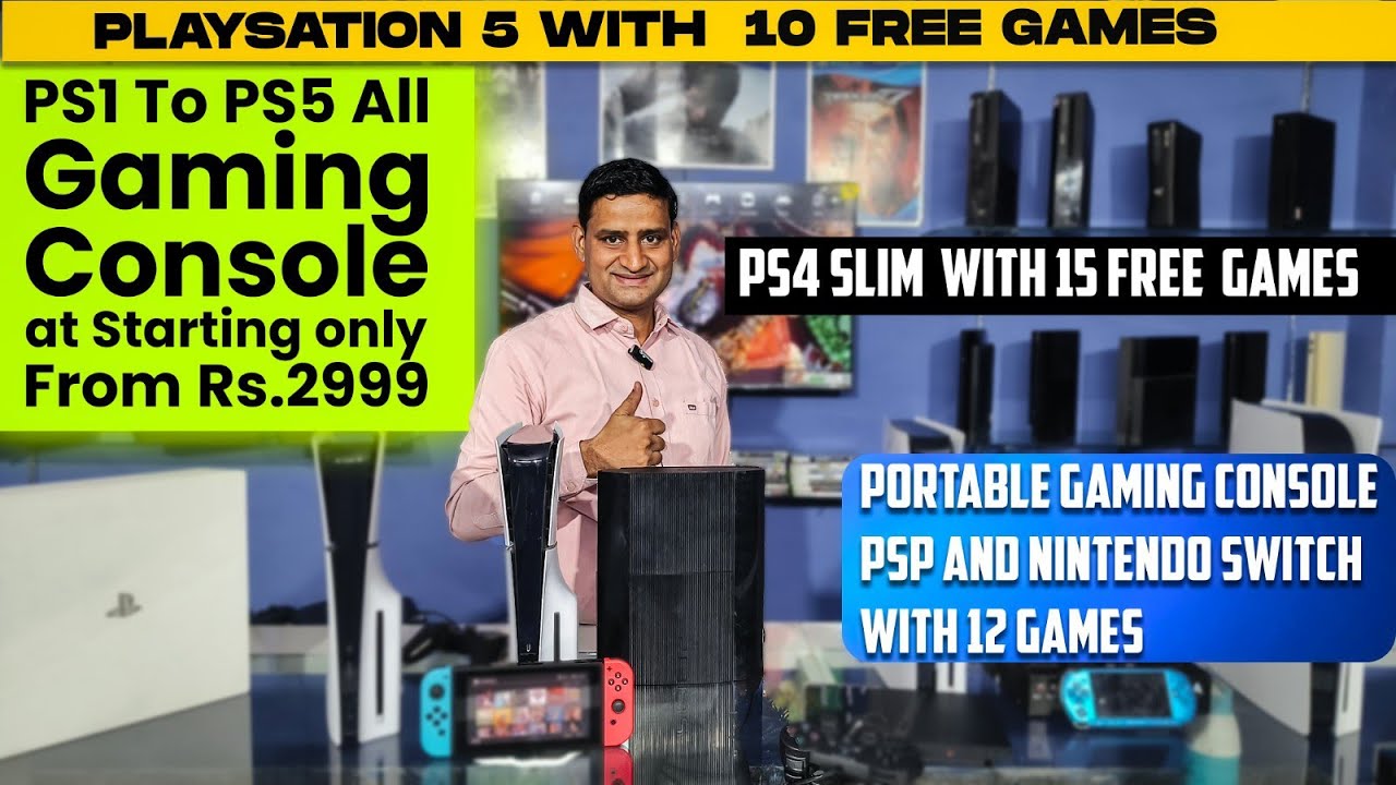 PS5 Second Hand Price I Second hand Playstation 5 I PS5 Games Loaded I PSP 3000 Nintendo Switch OLED