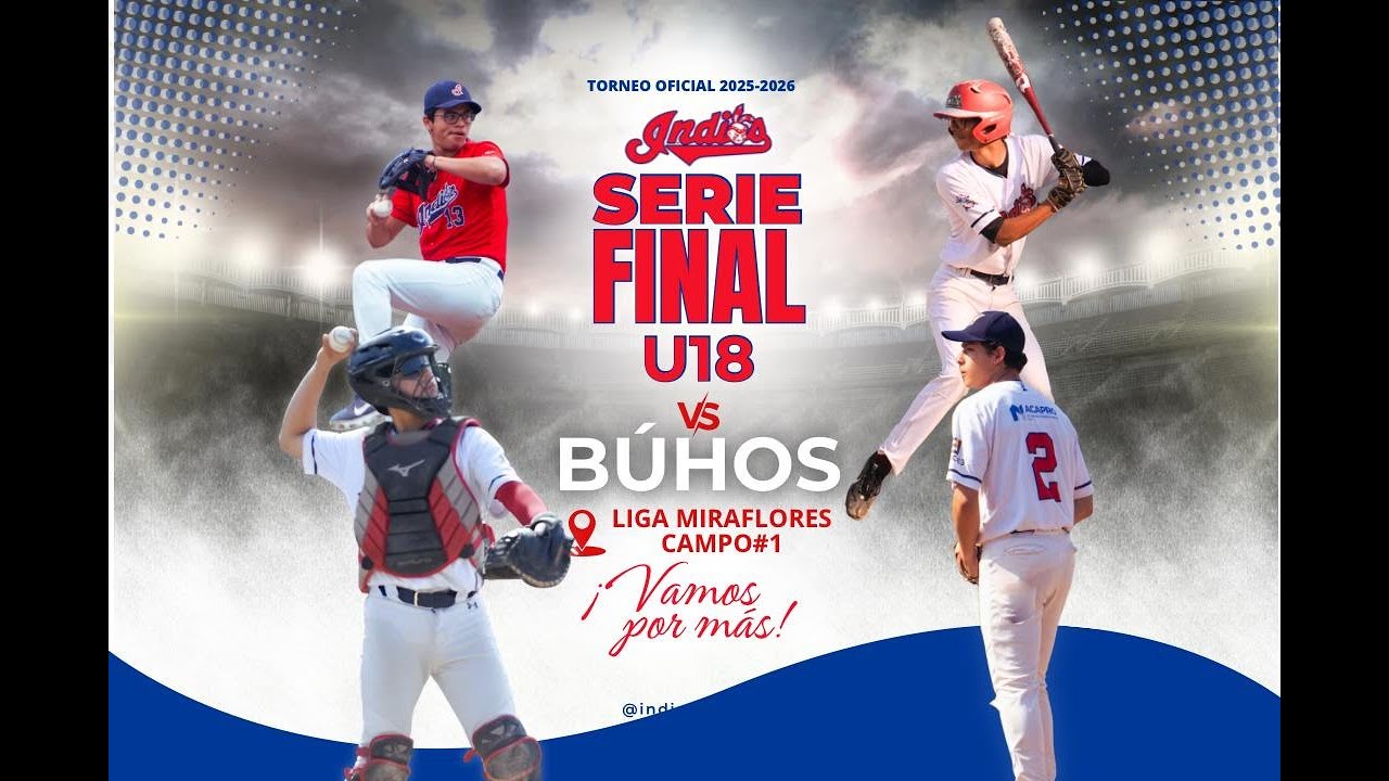 LIGA MIRAFLORES U18 | FINAL INDIOS vs BUHOS 3er JUEGO DE LA SEIRE | CAMPO #1