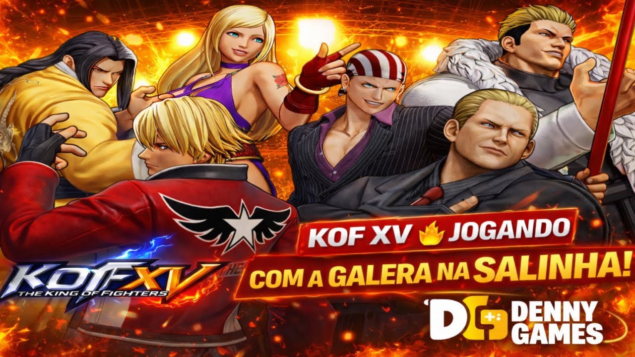 🔥KOF XV  Modo arena Ativo!