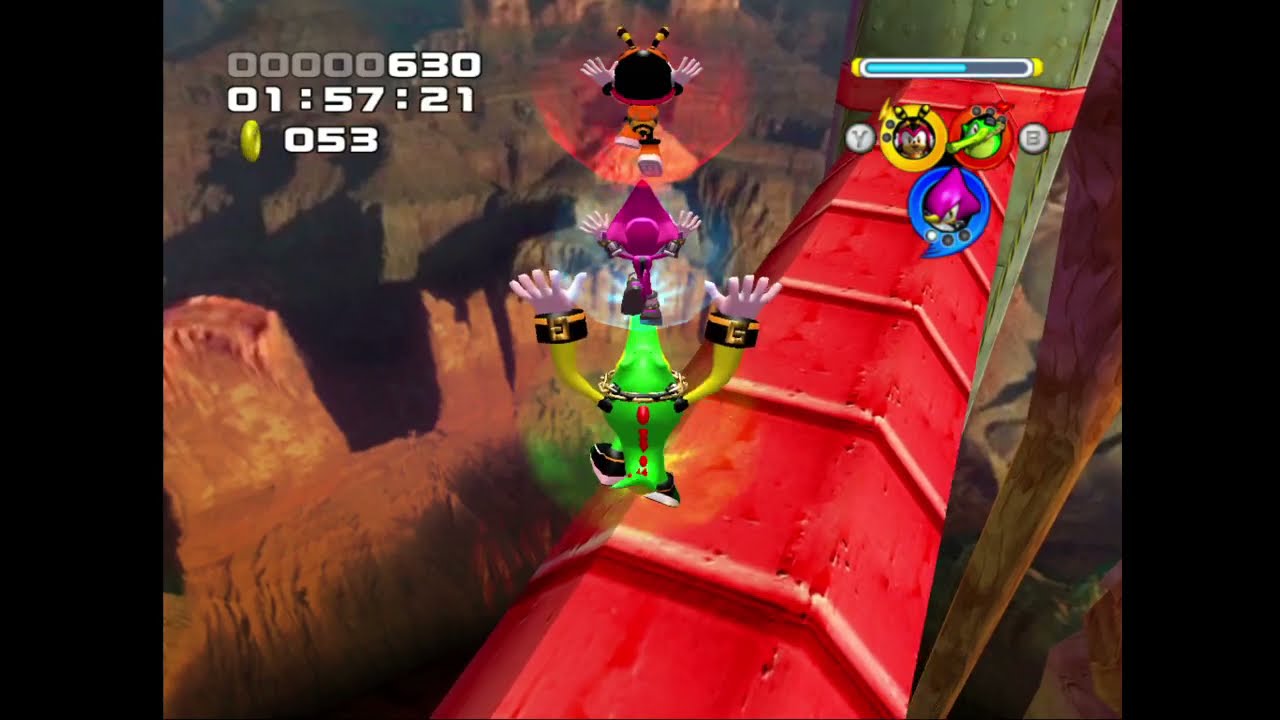 Sonic Heroes - Team Chaotix Speedrun - 40:57 IGT (43:38 RTA) (PC WR)