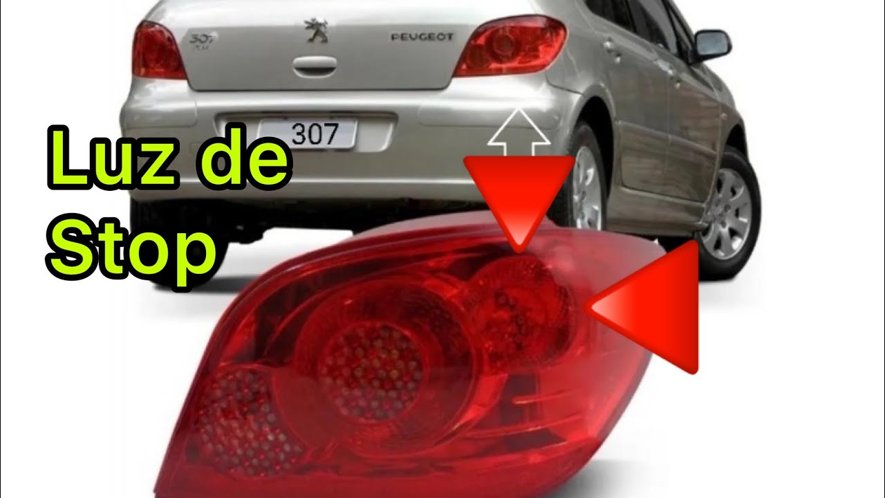 Peugeot 307 cómo cambiar lámpara de freno stop