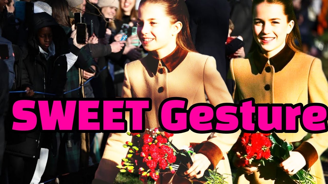 Princess Charlotte's Heart-Melting Moment with Fans at Sandringham 🎄💐