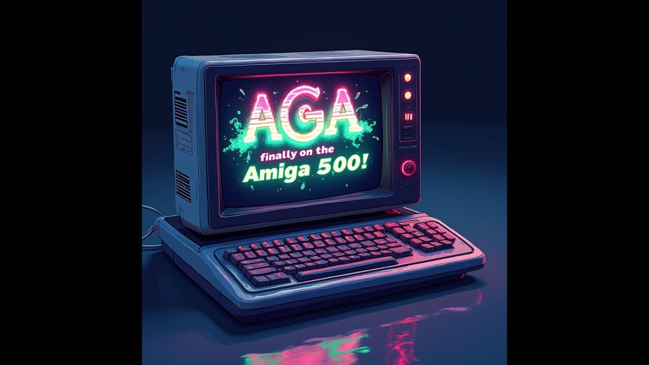 НОВИНКА E-UAE 2025 - Наконец-то AGA на Amiga 500 благодаря CM4 и PiStorm #e-uae #amiga500 #pistorm
