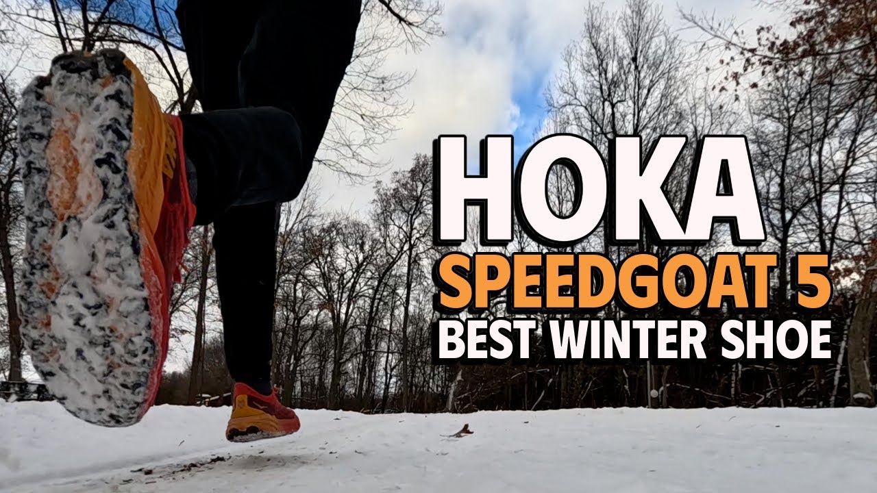 Hoka Speedgoat 5 Best Winter Running Shoe