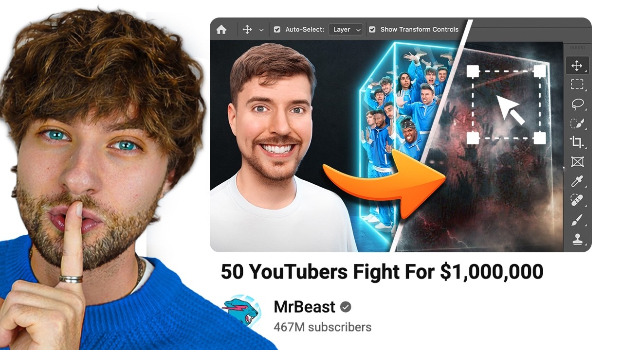 Я превратил миниатюры с YouTube в ужастик.