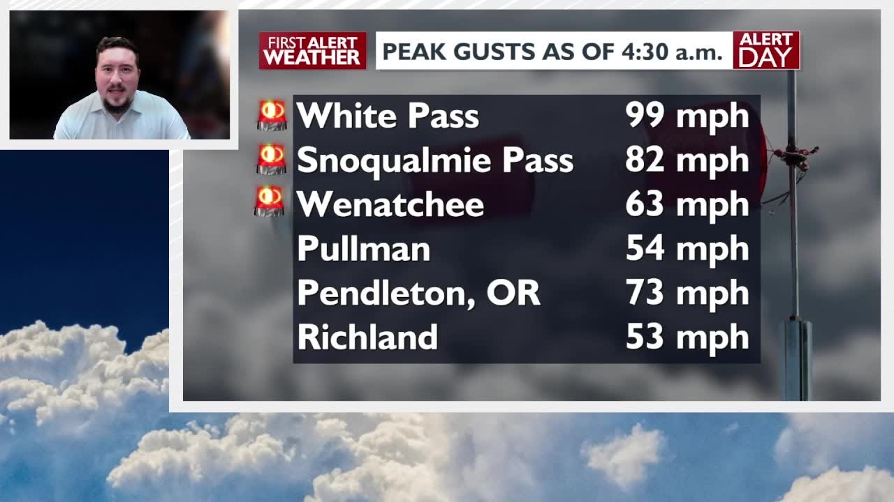 🚨WEATHER ALERT UPDATE: Severe winds beginning to arrive