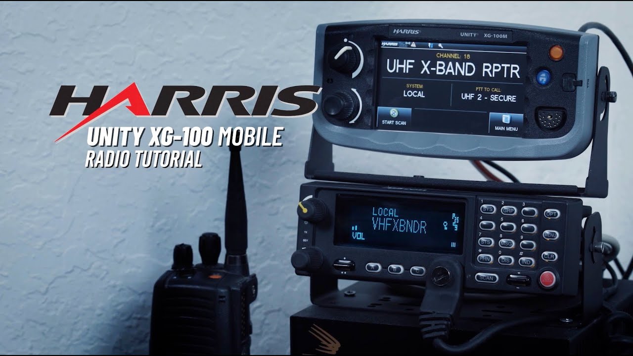 Harris Unity XG-100 Multiband Mobile Radio Tutorial