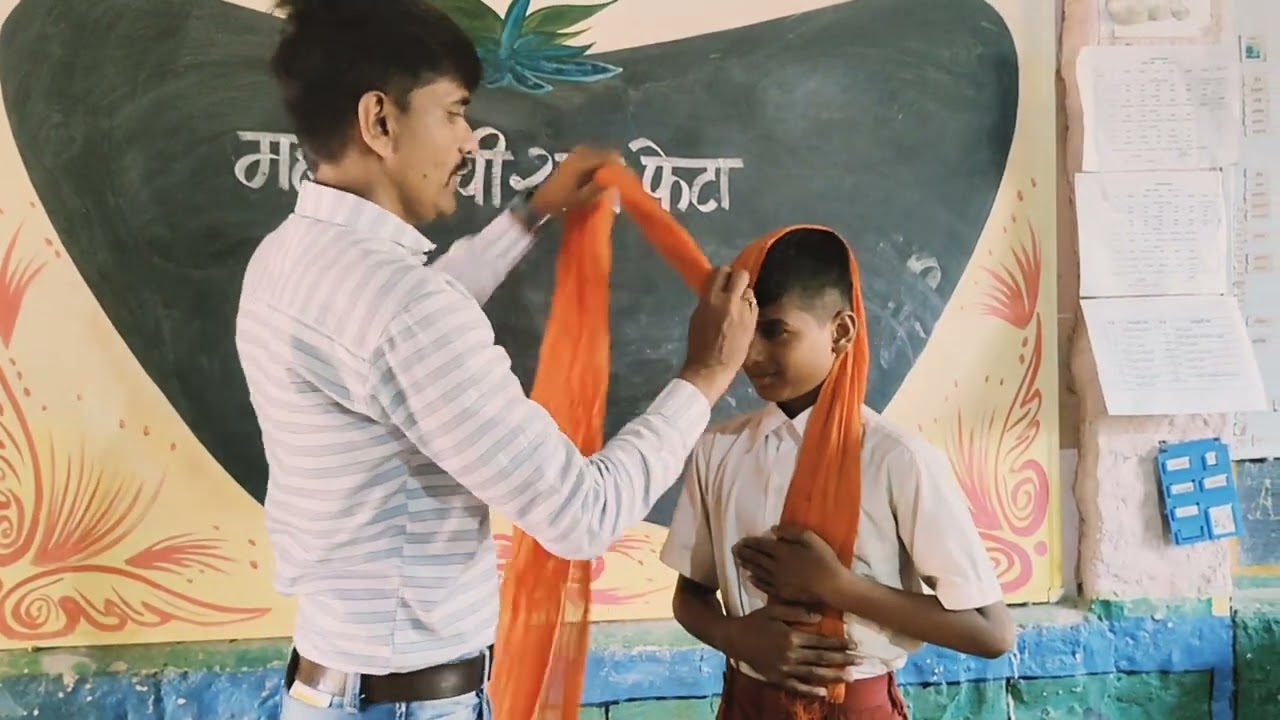 |महाराष्ट्राची सांस्कृतिक शान फेटा | | फेटा कसा नेसावा ||फेटा नेसवण्याची प्रात्यक्षिक |
