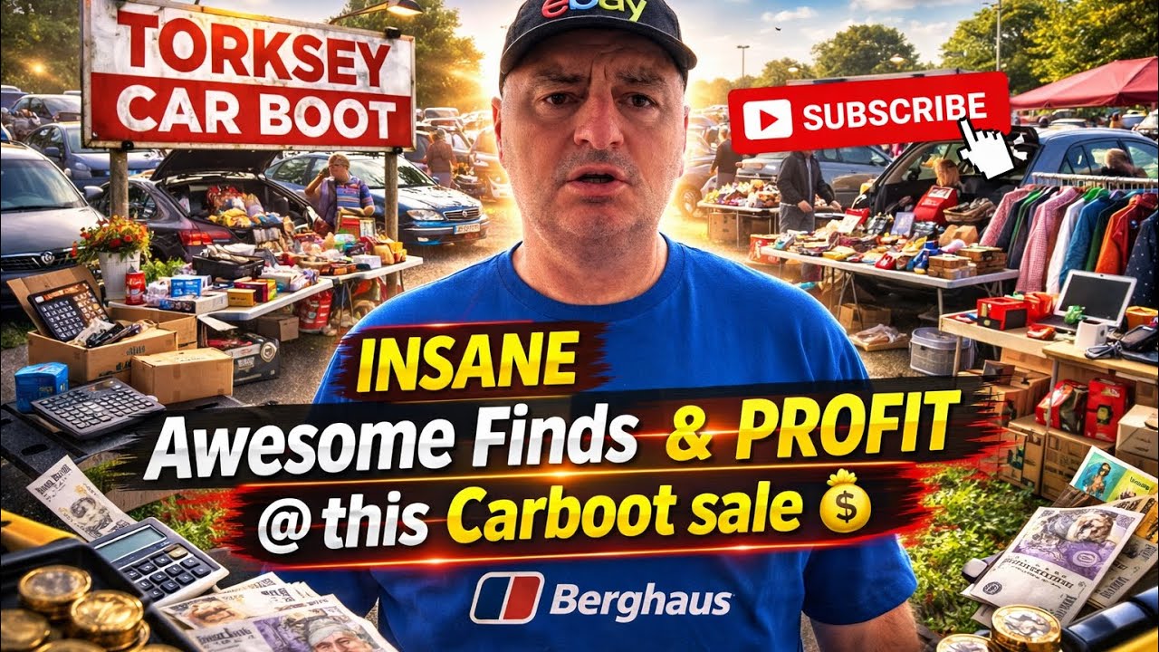 Невероятные находки и прибыль во время поиска выгодных покупок на автомобильной распродаже? 🤑 💰