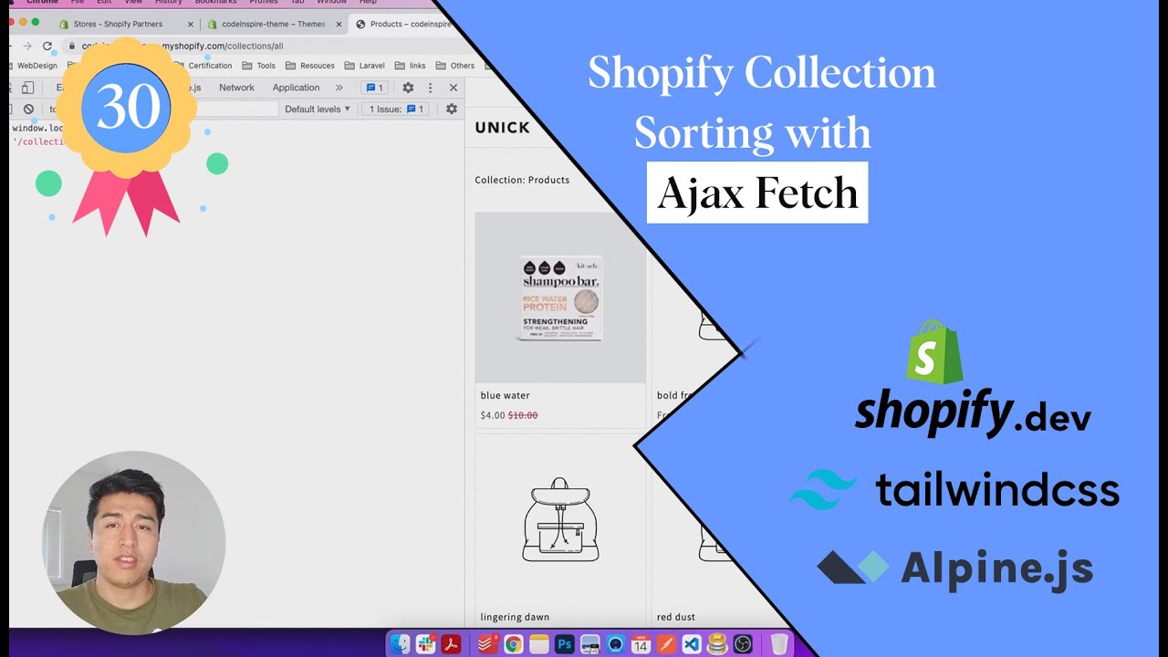 30 - Shopify Collection Sorting with Ajax Fetch