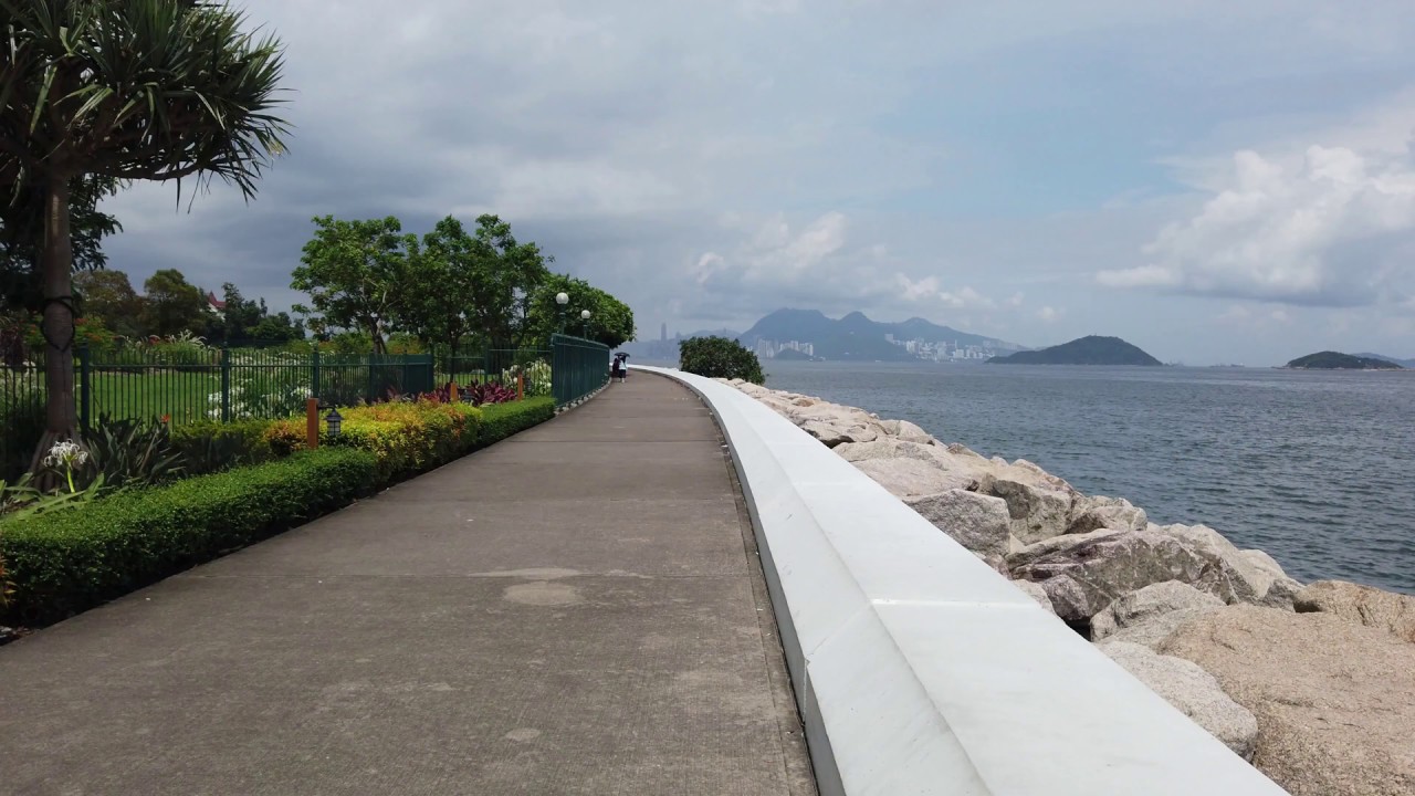 【4K】Hong Kong Disneyland Promenade 香港迪士尼海濱(pass Disneyland Resort Pier 迪士尼碼頭)