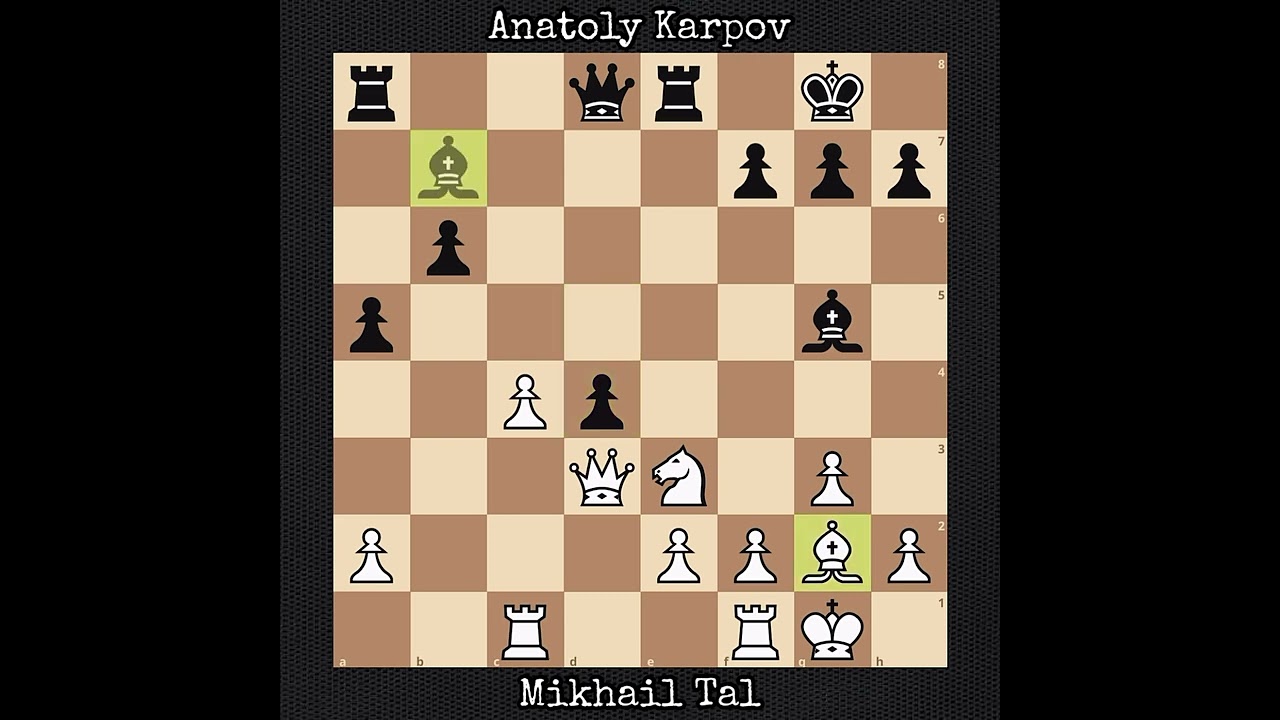 Mikhail Tal vs Anatoly Karpov | Memorial A.Alekhine (1971)