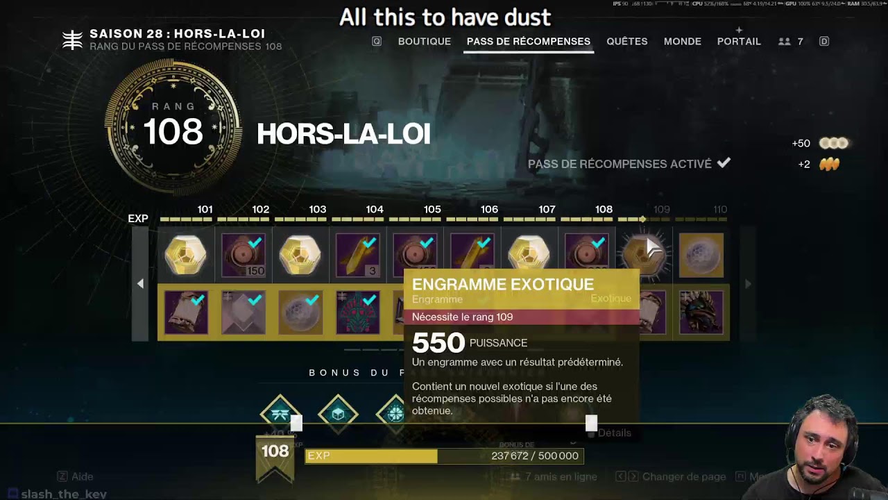 Farmons un dead game - Destiny 2