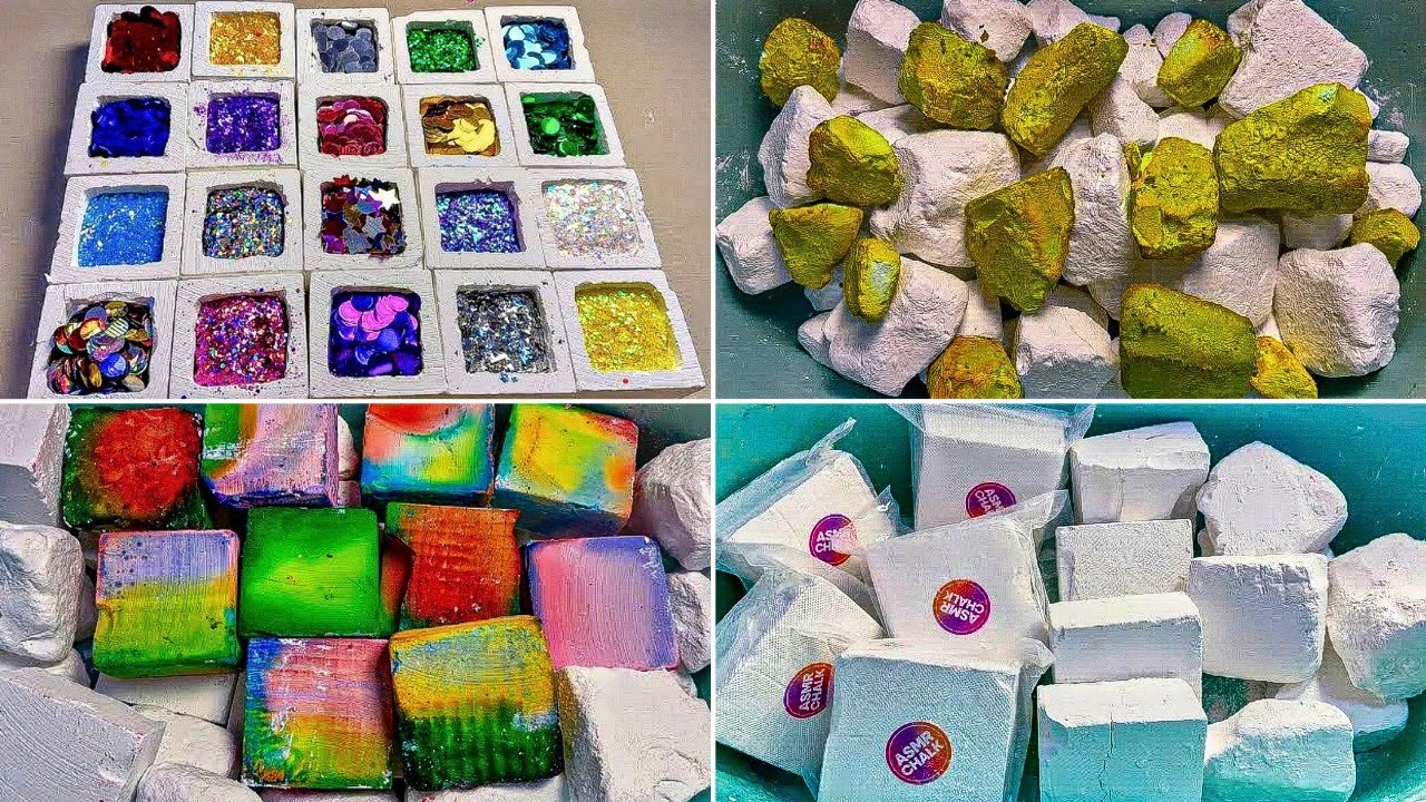 Lots of Chalk Different Ways! @MaggieX_asmr | Gym Chalk