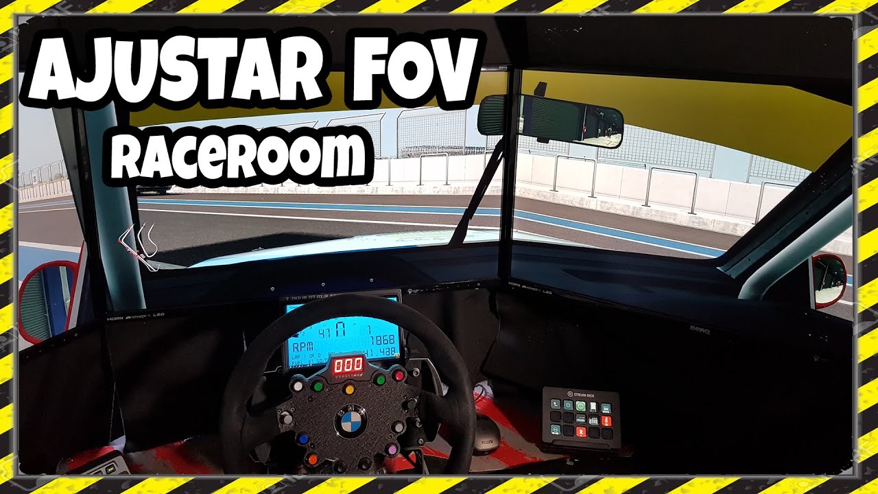 Tutorial Configurar FOV Raceroom Racing Experience Field of View | 3 Monitor | Facil y rapido