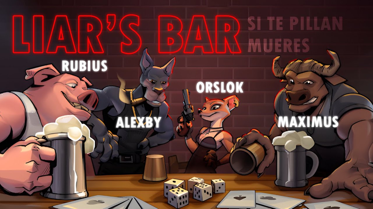 EL JUEGO DEL MENTIROSO pero remake | Maximus ft. Rubius, Orslok, Alexby