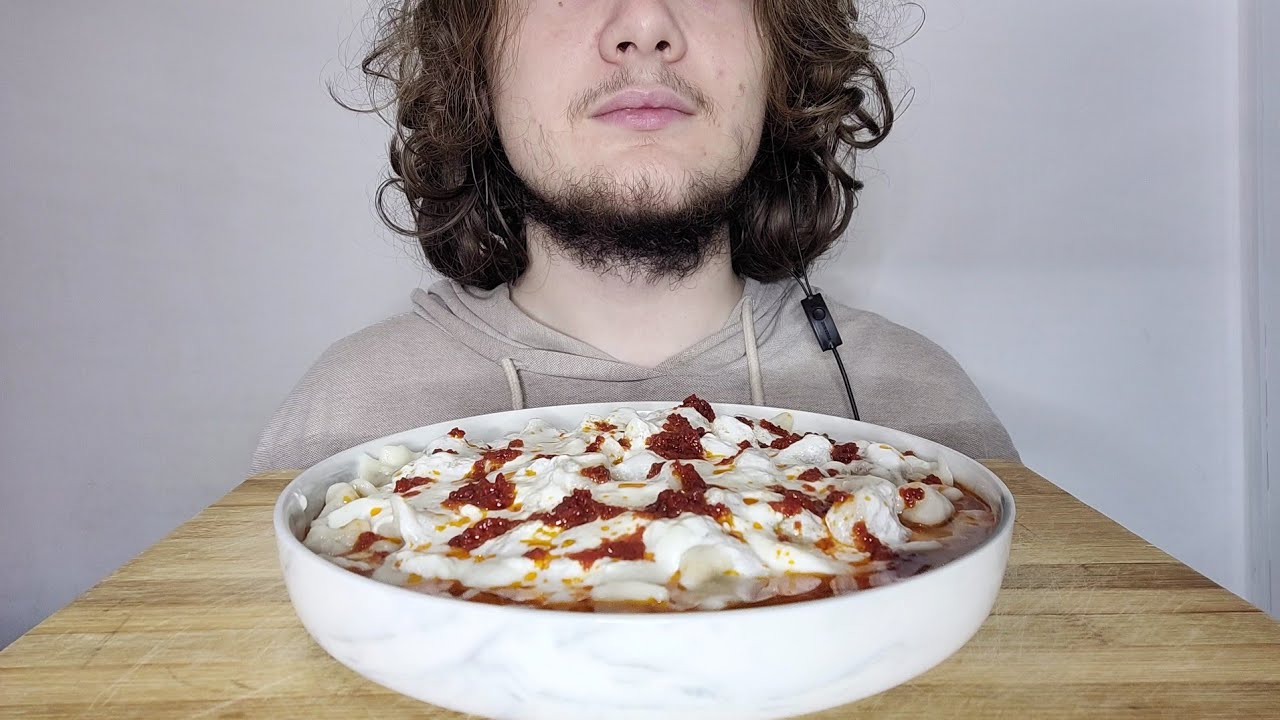 Mantı Mukbang ASMR | Benimle Bir Akşam Yemeği | T&uuml;rk&ccedil;e ASMR | ASMR Eating Sounds
