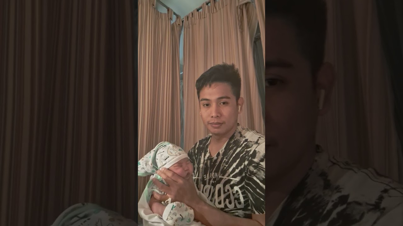 Burping our bunso shiloh