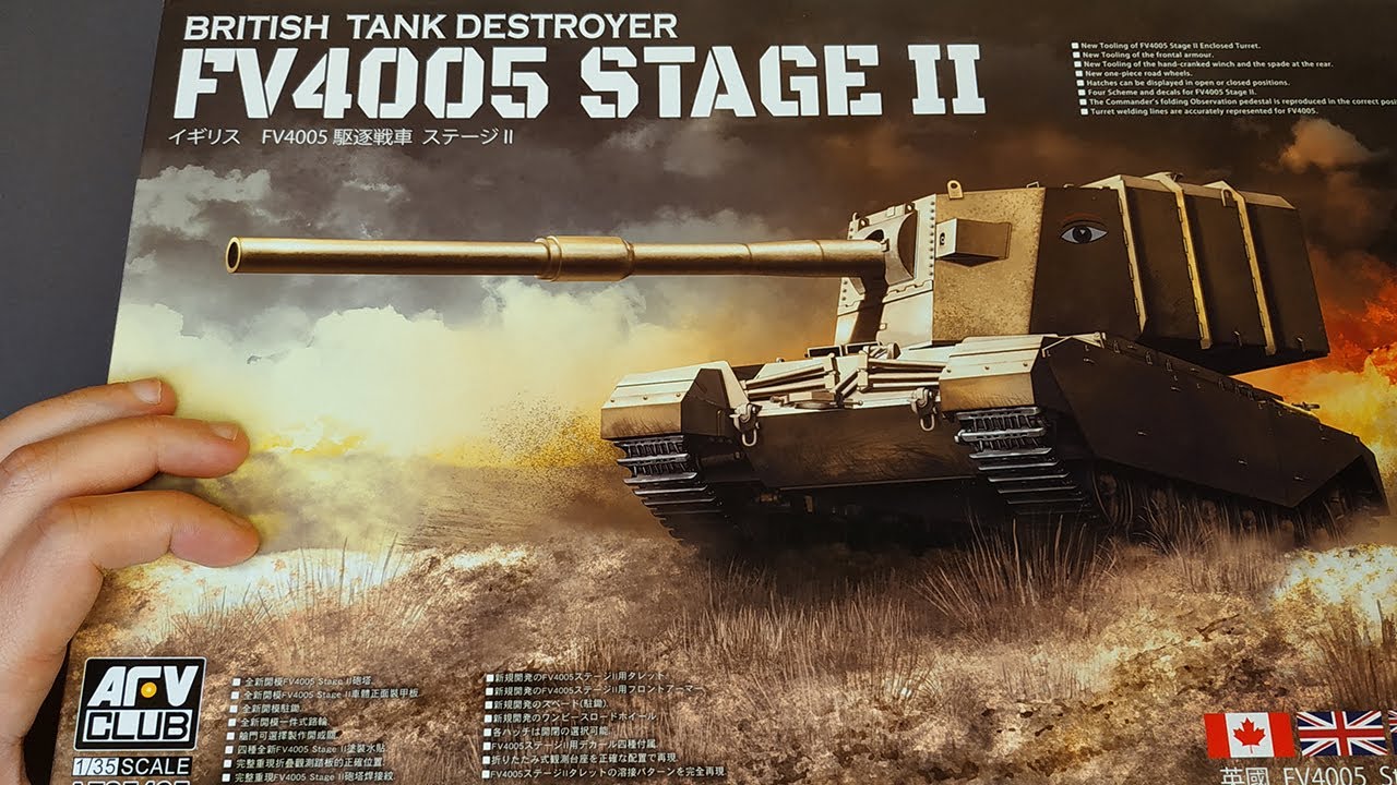 BIG Bang Self-Propelled Gun FV4005 Stage II in 1/35 scale | Turret Assembling AFV-Club p.1
