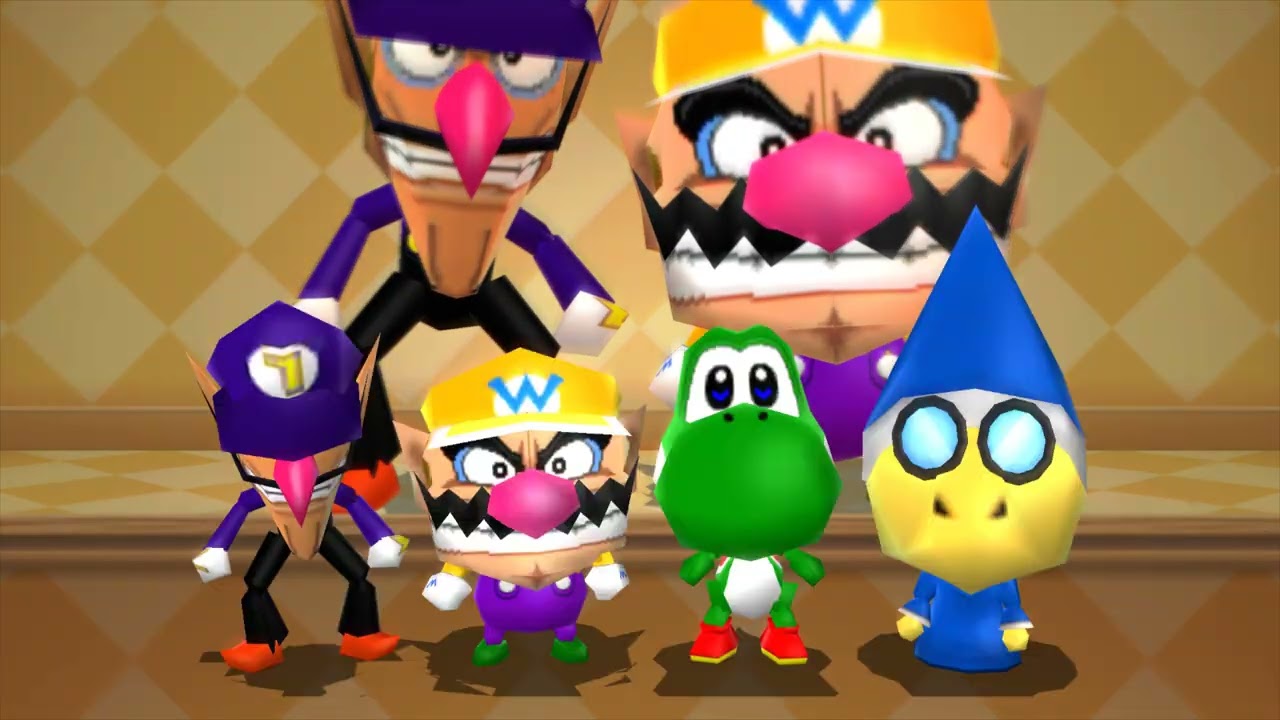 Mario Party 9 Step It Up / Waluigi Vs Wario Vs Yoshi Vs Kamek