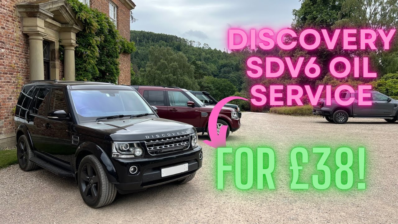 Oil and filter service on a Land Rover Discovery 4 SDV6 for less than £40 + oil analysis