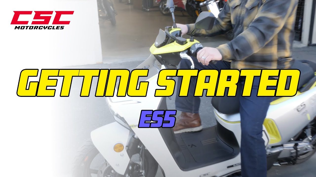 CSC ES5 electric scooter: Getting Started