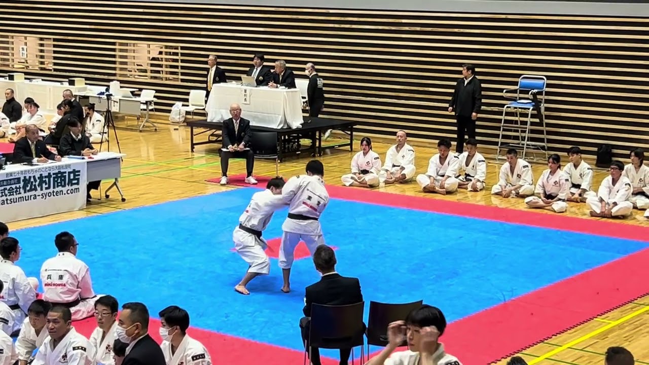 25全国大会 一般男子有段 予選 池袋スポセン 永井・明治 栗原