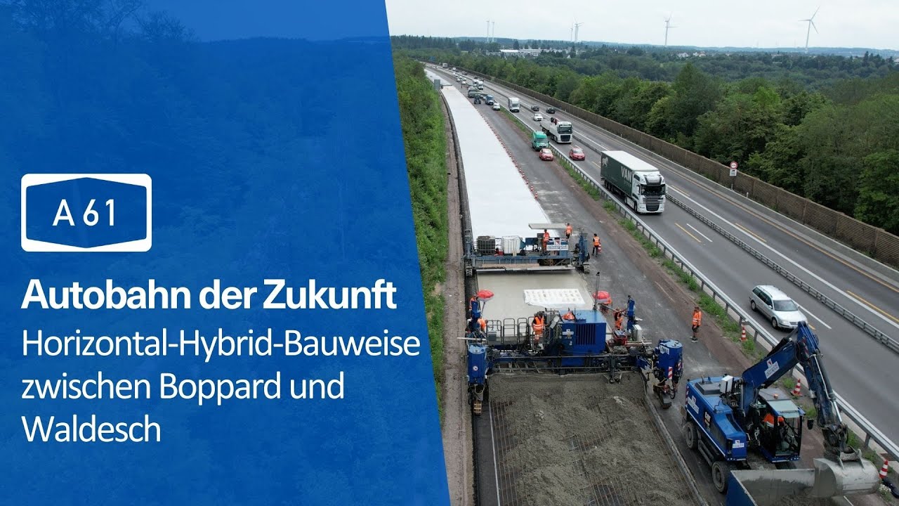 Die Autobahn der Zukunft: Forschungsstrecke bei Boppard [A61] | Autobahn GmbH