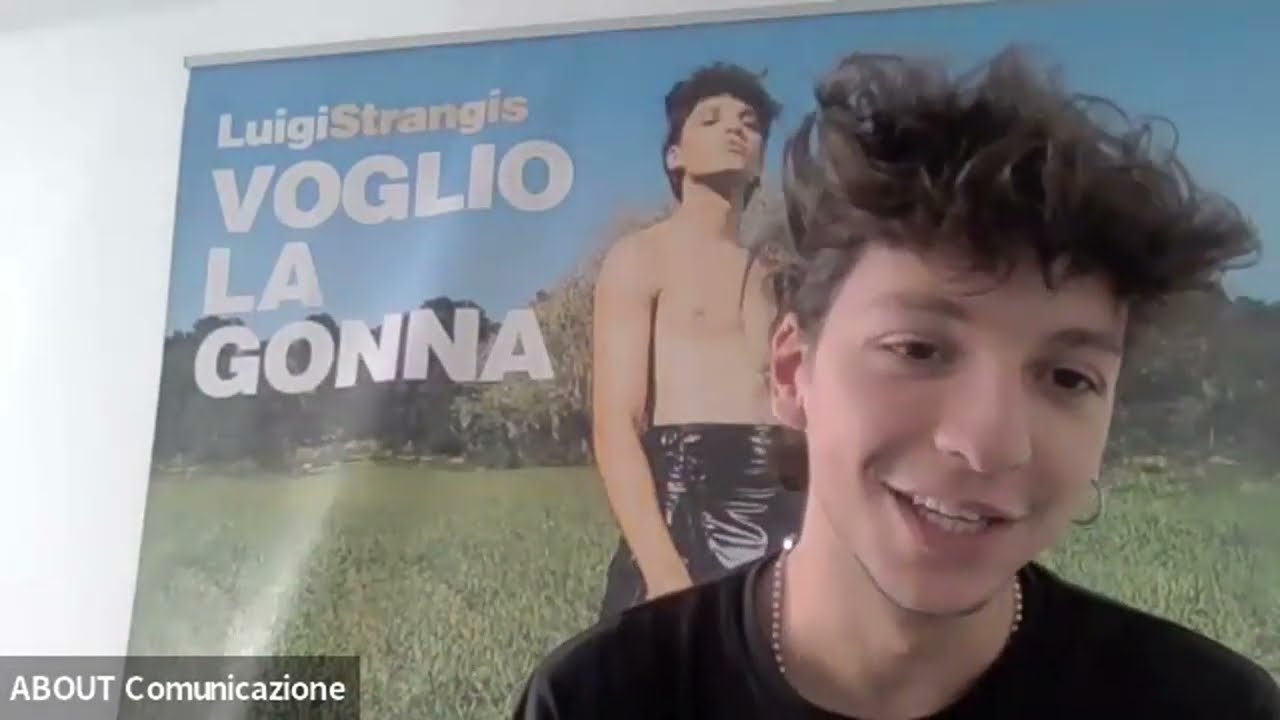 LUIGI STRANGIS presenta l'album 'Voglio la gonna' (Intervista)