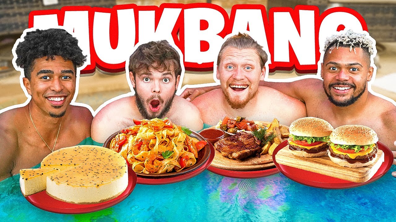 2HYPE  Hot Tub Cheesecake Factory Mukbang!