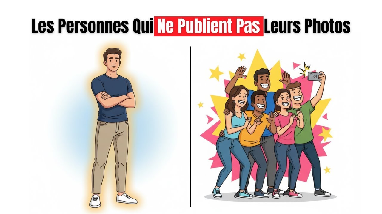 Psychologie des personnes qui ne publient pas leurs photos sur les réseaux sociaux