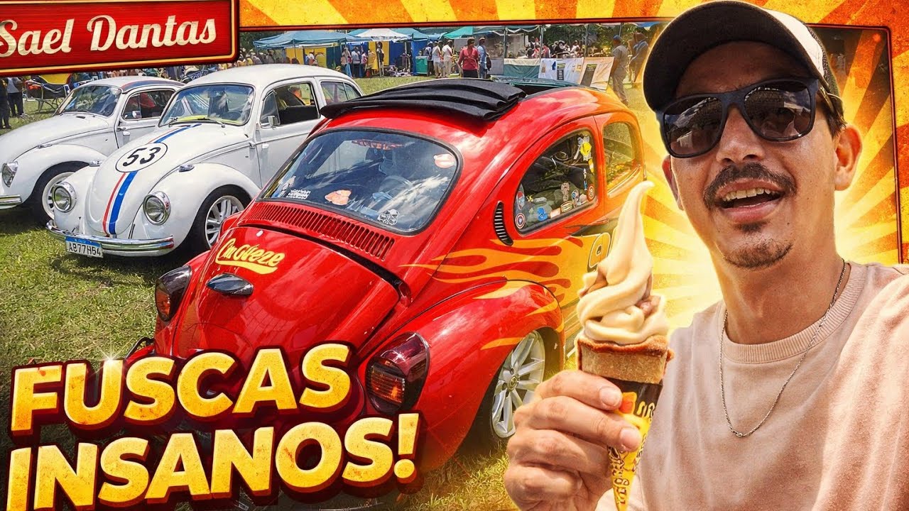 Encontro De Fuscas e Carros Antigos em Maringá| Amigos Do Fusca 🚗🔥