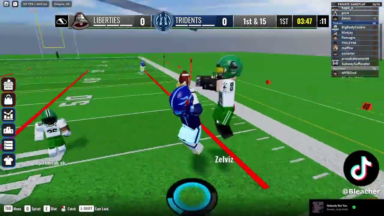 AFL S21 W2 LIBERTIES vs TRIDENTS | POV