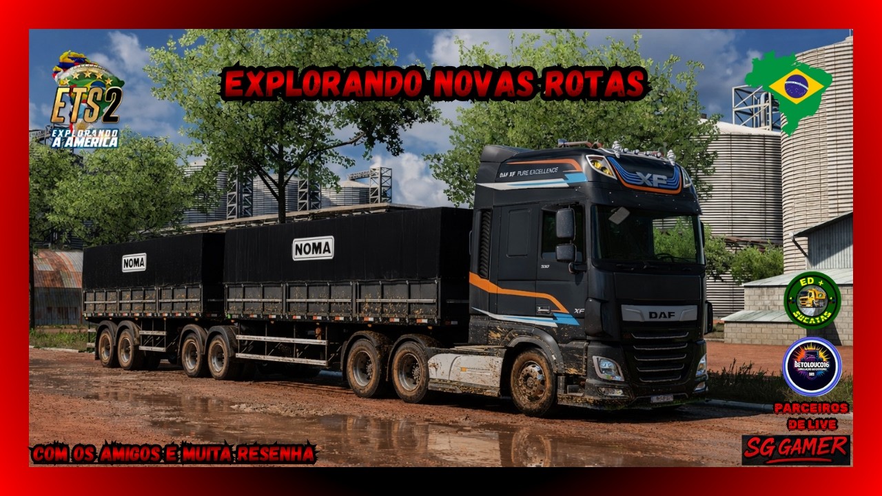 JOGANDO ETS 2 1.58 - MAPA EAA VAMOS EXPLORAR - USANDO PLUGIN SNOWYMOON