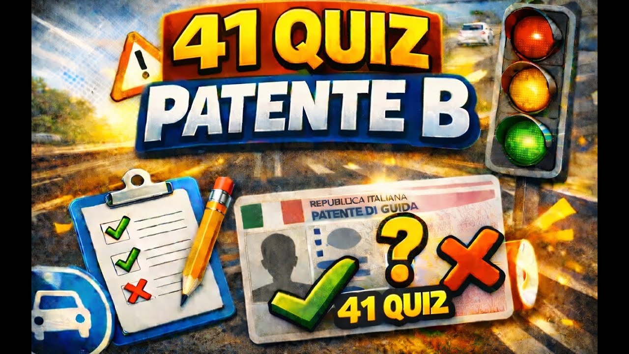 Quiz della Patente B: Con 41 quiz #39