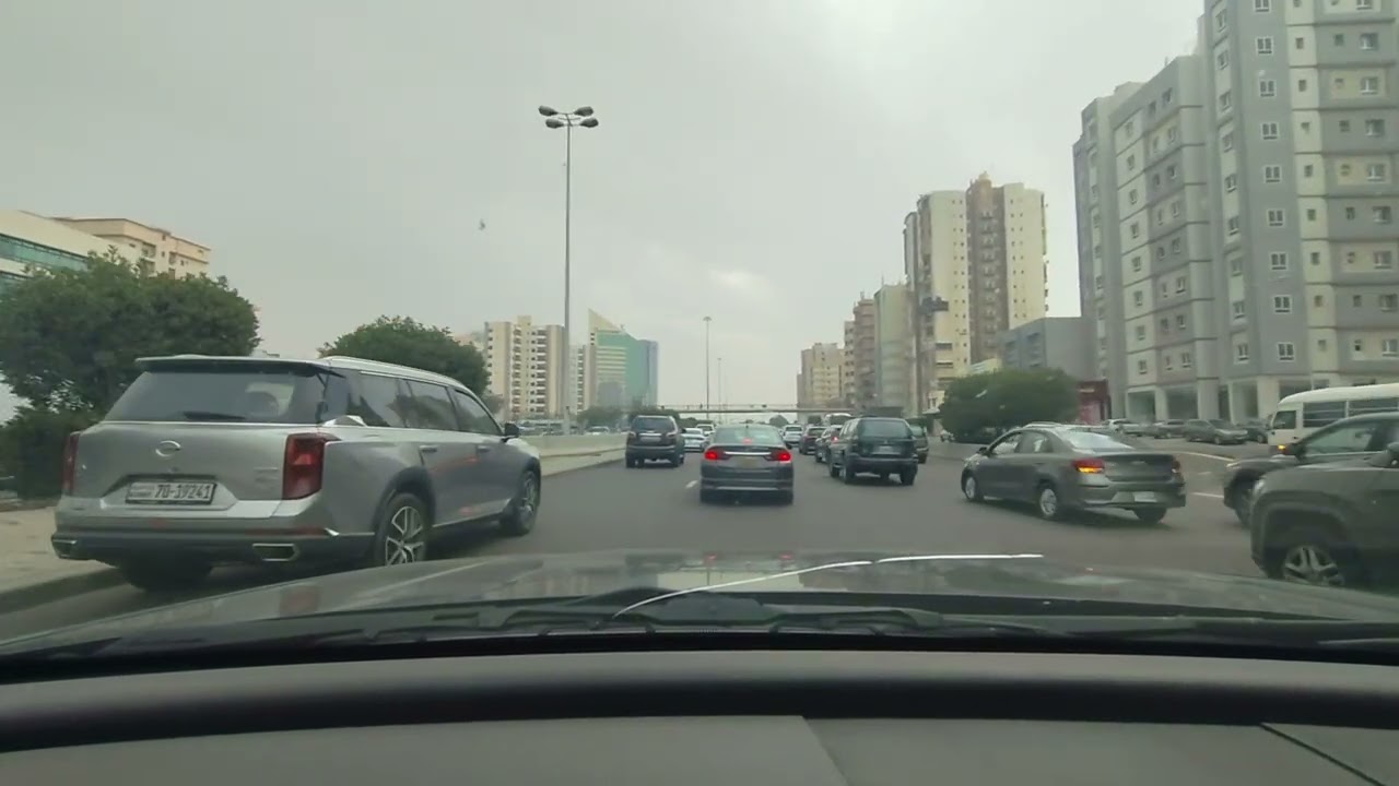 ఈరోజు వాతావరణం బాగుంది.  #kuwait 🌧️🌨️☁️