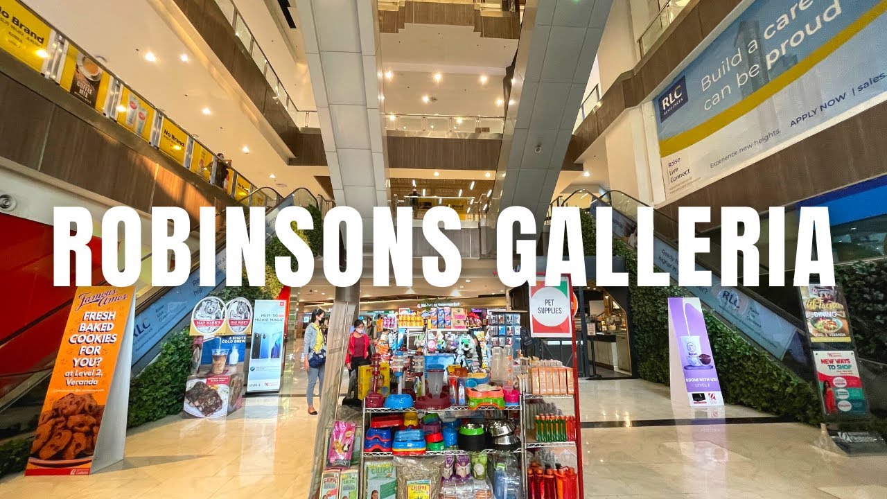 [4K] ROBINSONS GALLERIA ORTIGAS Mall Walking Tour | Philippines