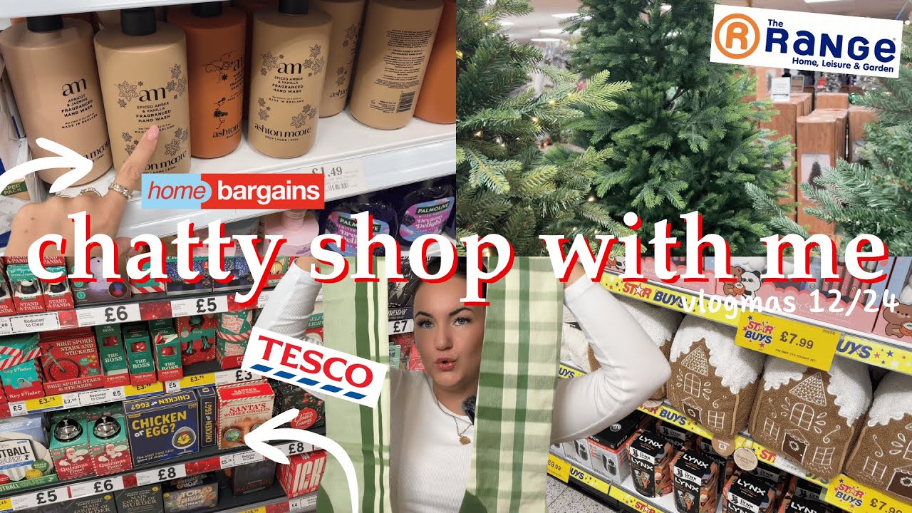 Пойдем со мной за рождественскими покупками! Праздничные находки от Home Bargains, BHF, B&M и The...