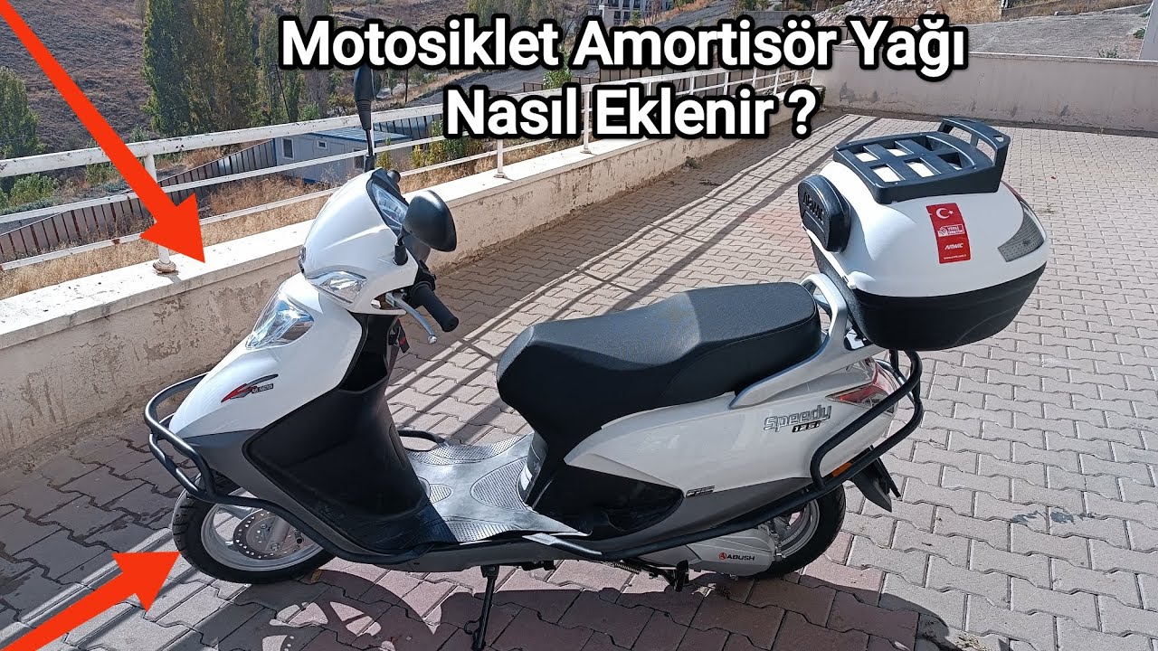 125CC Scooter Amortisör Yağı Nasıl Eklenir ?