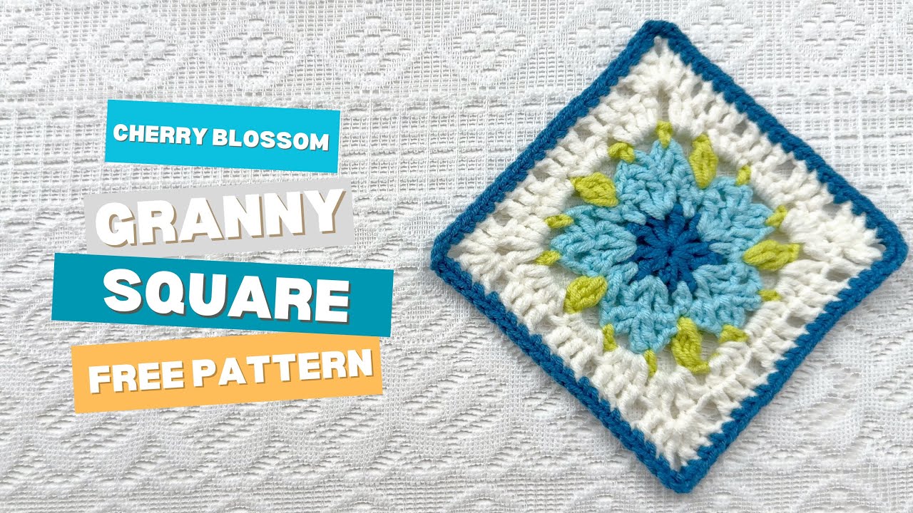 Cherry Blossom Granny Square - Free Pattern